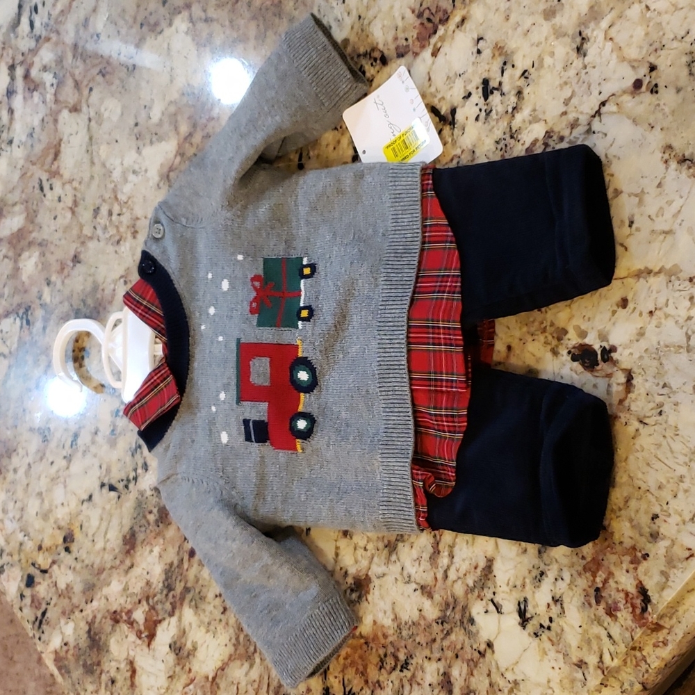 Baby Boy Christmas Outfit
